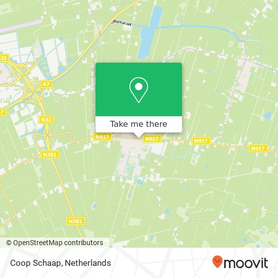 Coop Schaap map