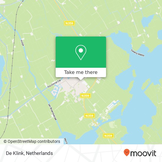 De Klink map