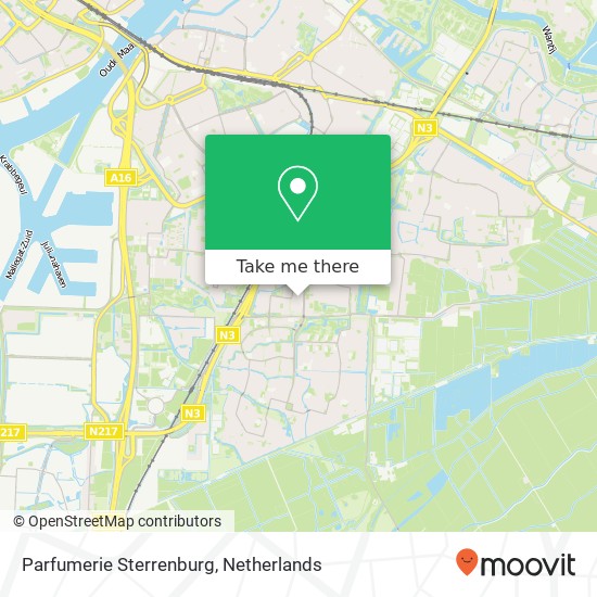 Parfumerie Sterrenburg map