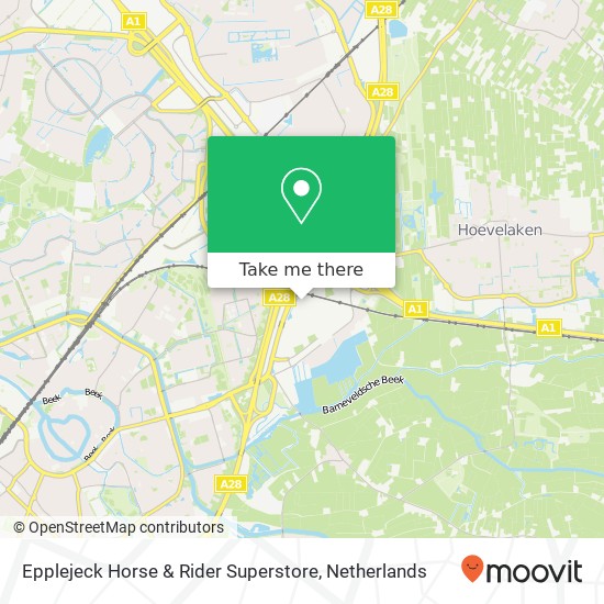 Epplejeck Horse & Rider Superstore Karte