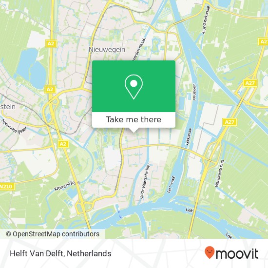 Helft Van Delft map