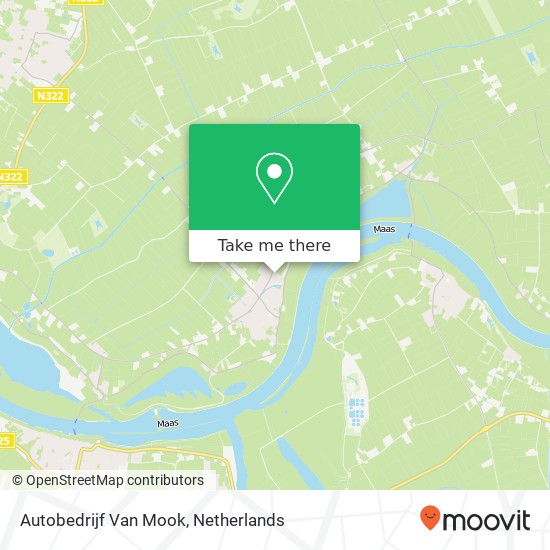 Autobedrijf Van Mook map