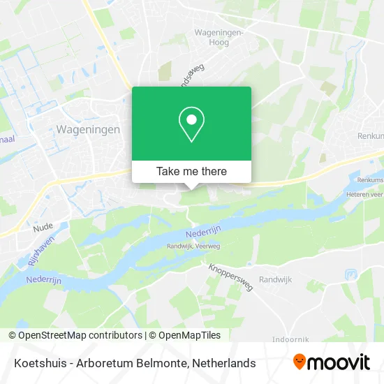 Koetshuis - Arboretum Belmonte map