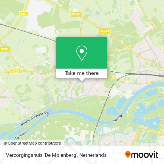 Verzorgingshuis 'De Molenberg' Karte