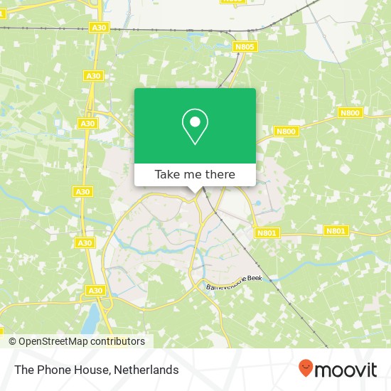 The Phone House map