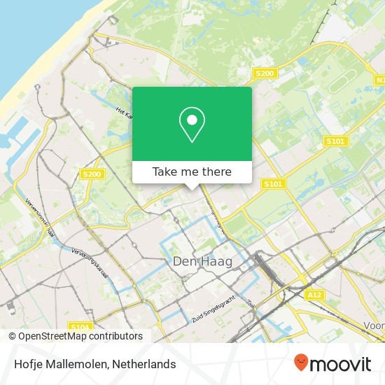 Hofje Mallemolen map