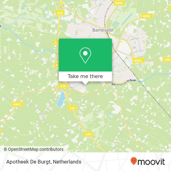 Apotheek De Burgt map