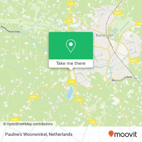 Pauline's Woonwinkel map