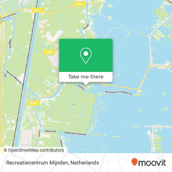 Recreatiecentrum Mijnden map