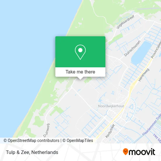 Tulp & Zee map