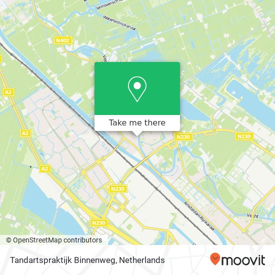 Tandartspraktijk Binnenweg Karte