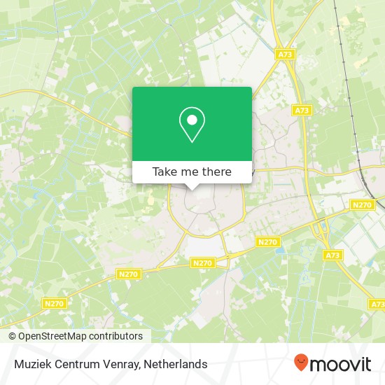 Muziek Centrum Venray map