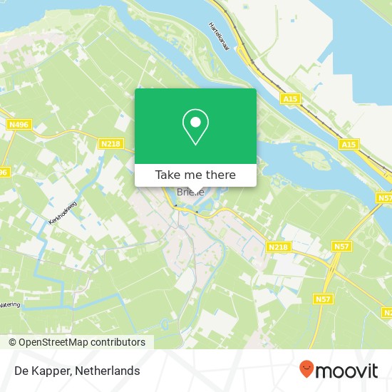 De Kapper map