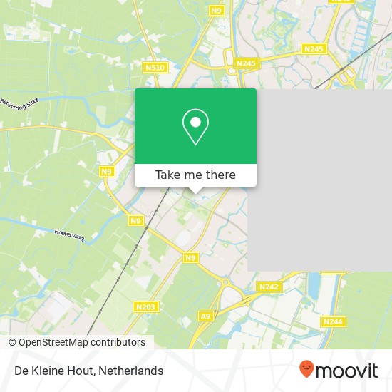 De Kleine Hout map