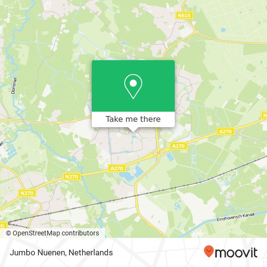 Jumbo Nuenen map