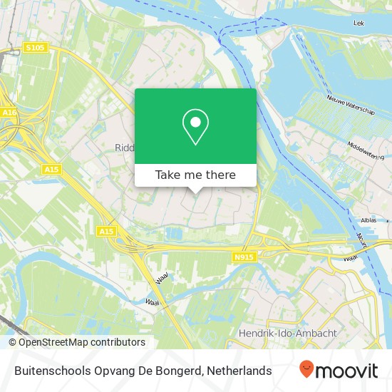 Buitenschools Opvang De Bongerd map