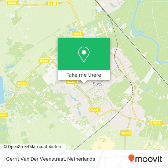 Gerrit Van Der Veenstraat map