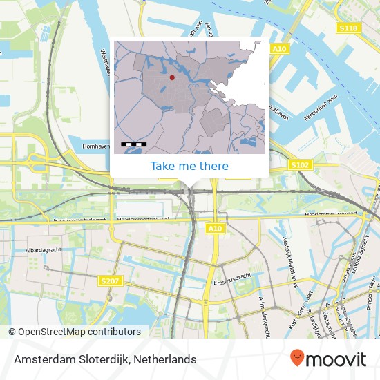 Amsterdam Sloterdijk Karte