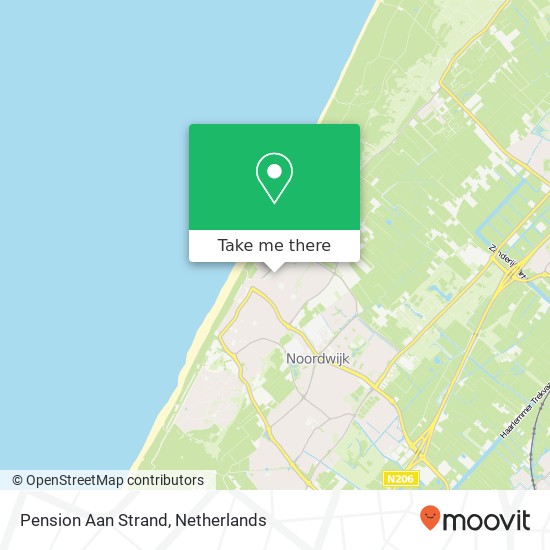 Pension Aan Strand map