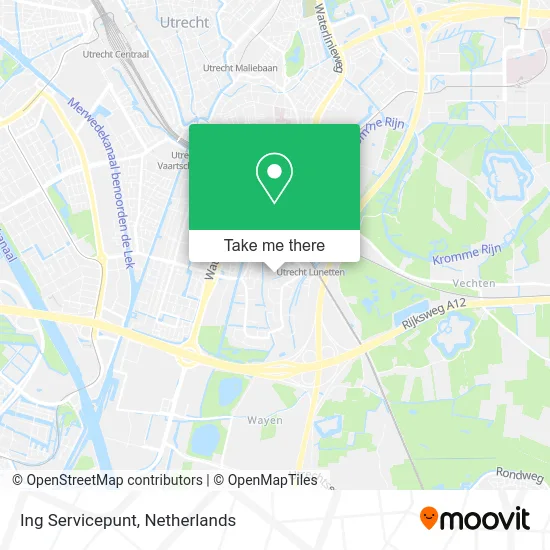 Ing Servicepunt map