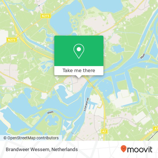 Brandweer Wessem map