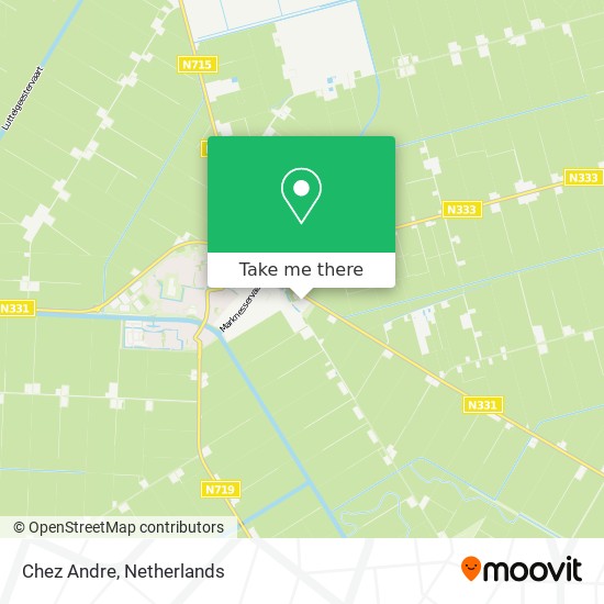 Chez Andre map