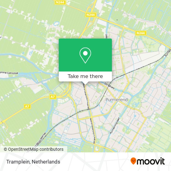 Tramplein map