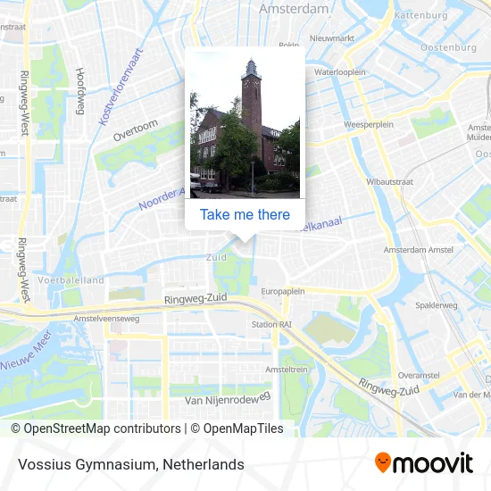 Vossius Gymnasium map