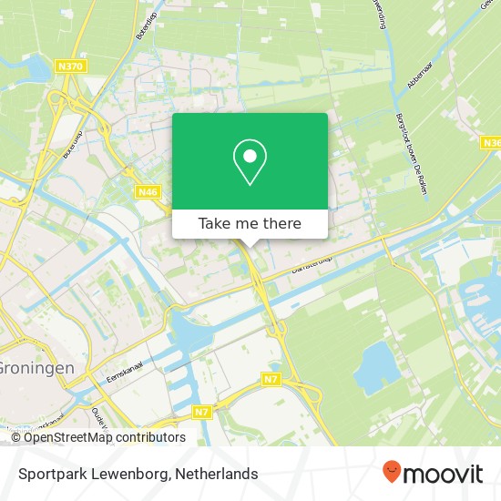 Sportpark Lewenborg Karte