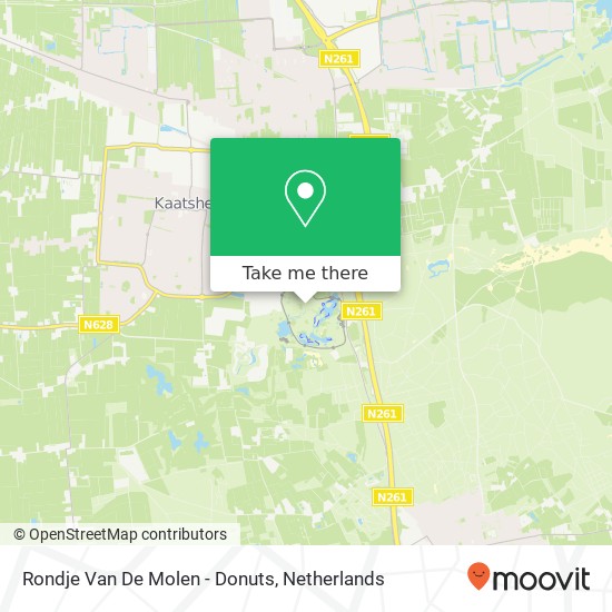 Rondje Van De Molen - Donuts map