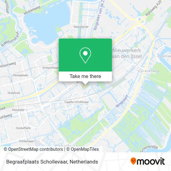 Begraafplaats Schollevaar map