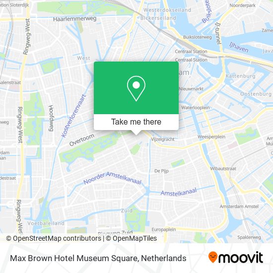 Max Brown Hotel Museum Square Karte