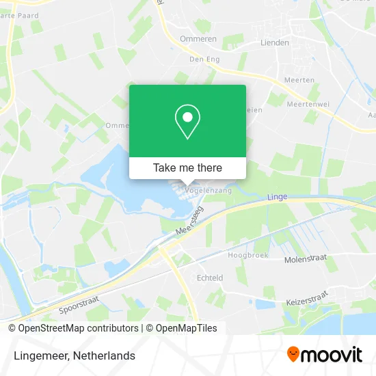 Lingemeer map
