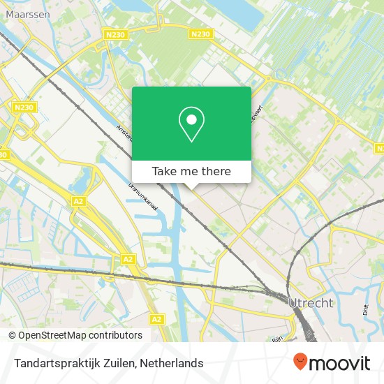 Tandartspraktijk Zuilen map