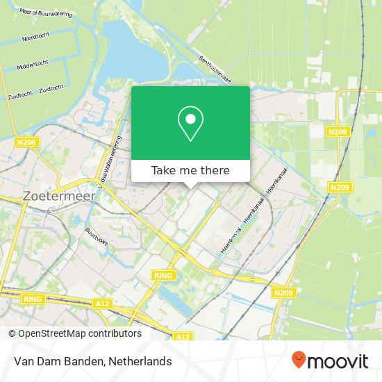 Van Dam Banden map