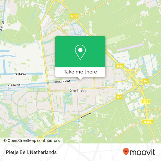 Pietje Bell map