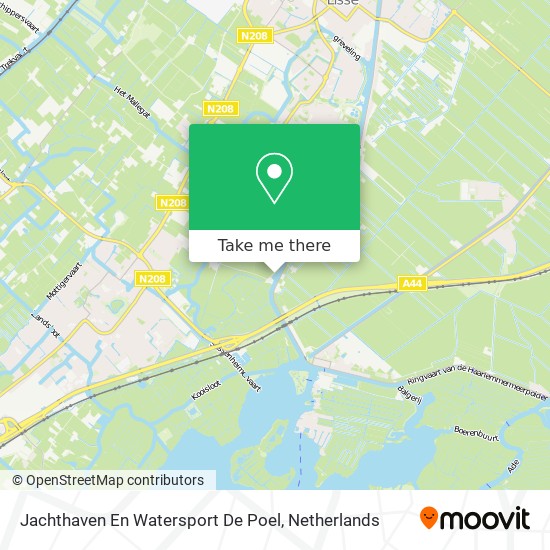 Jachthaven En Watersport De Poel map