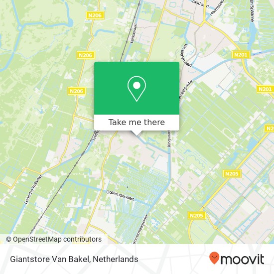 Giantstore Van Bakel map