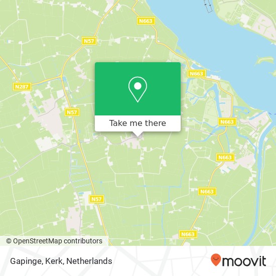 Gapinge, Kerk map