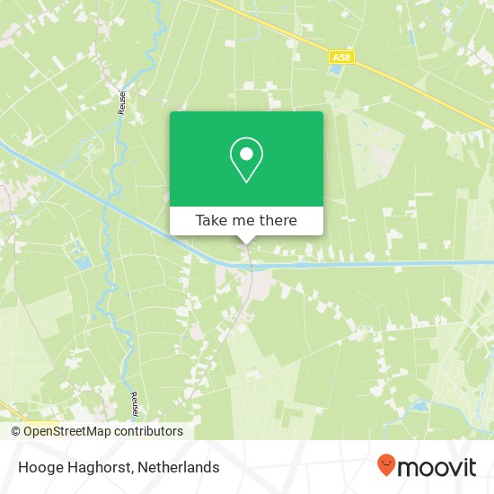 Hooge Haghorst Karte