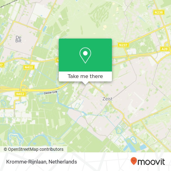 Kromme-Rijnlaan map