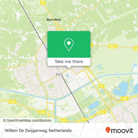 Willem De Zwijgerweg Karte