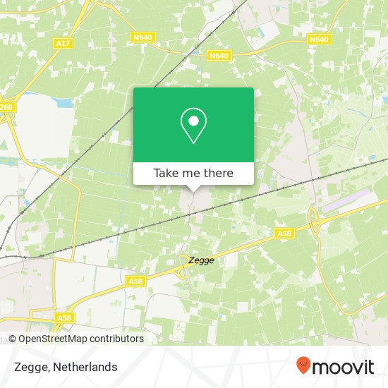 Zegge map