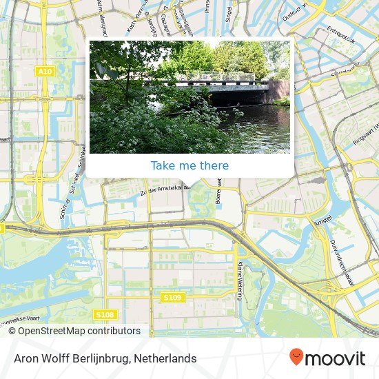 Aron Wolff Berlijnbrug map