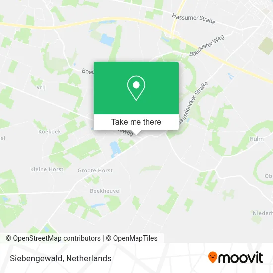 Siebengewald map