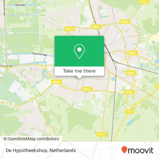 De Hypotheekshop map