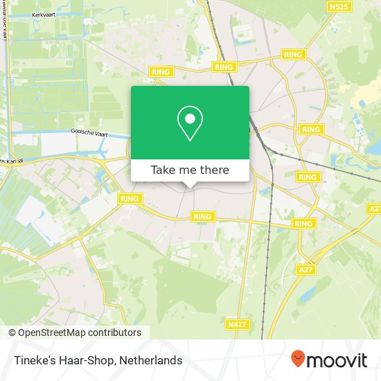 Tineke's Haar-Shop map