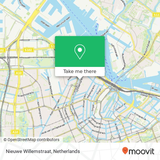 Nieuwe Willemstraat map