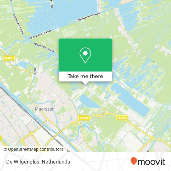 De Wilgenplas map