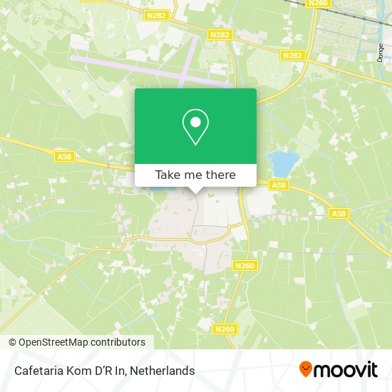 Cafetaria Kom D’R In map